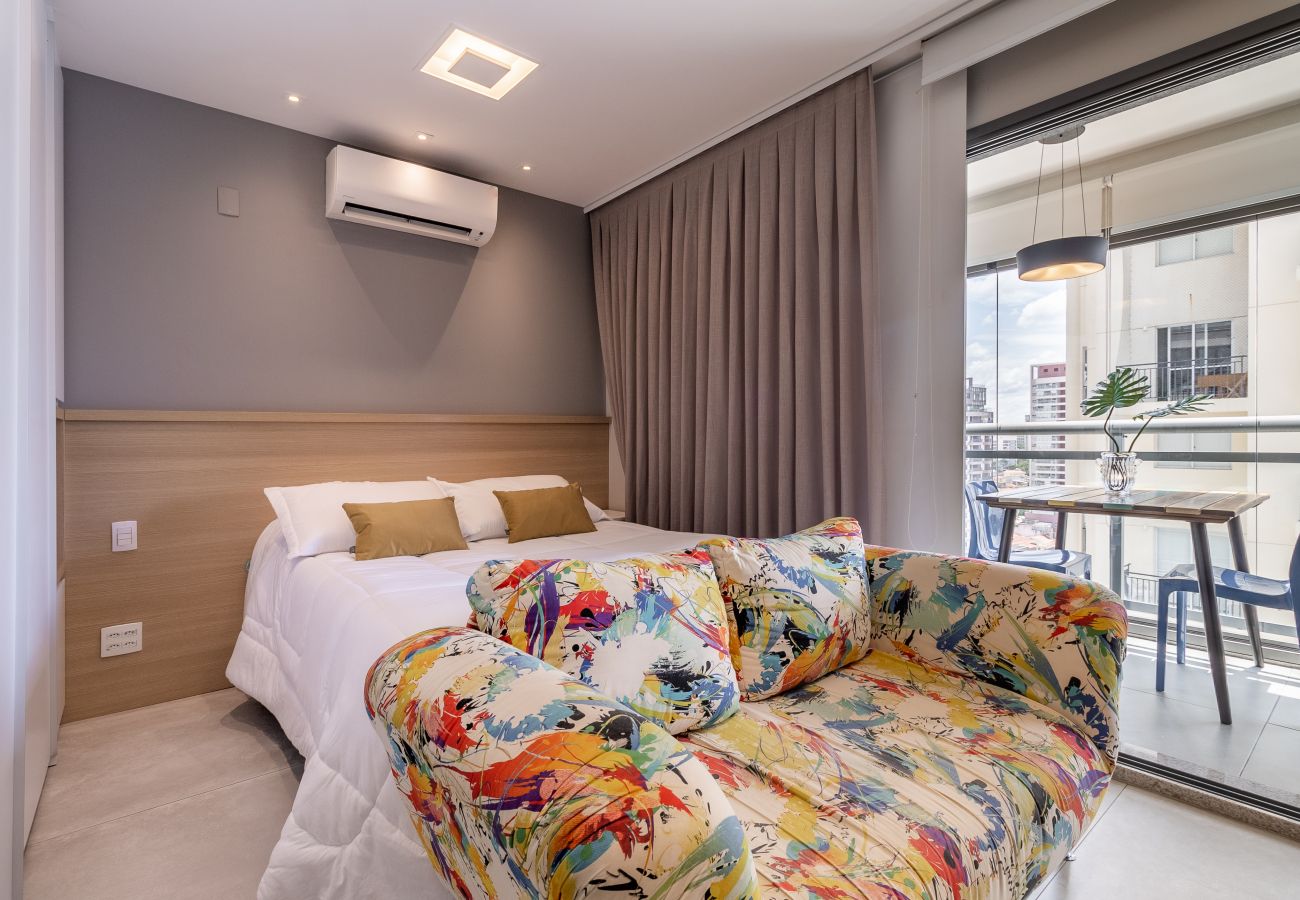 Estúdio em São Paulo - PA1102 - Luxo na Vila Madalena