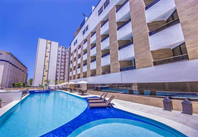 Apartamento em João Pessoa - GOLDFLAT | Cabo Branco | Duas camas de solteiro 