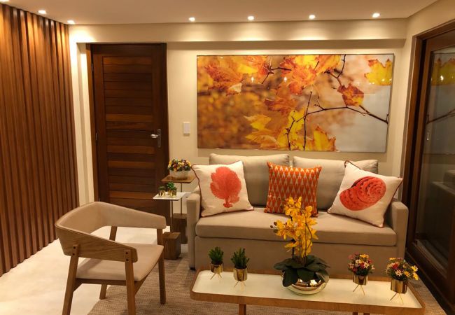 Apartamento em Maraú - Apto beira-mar c churrasq privativa em Maraú