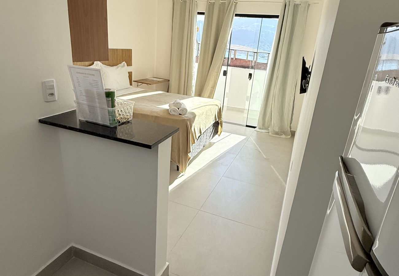 Quarto em Angra dos Reis - Suítes com Vista para o Mar no Marinas com cozinha 8 - Mirante do Marinas