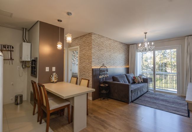 Apartamento em Gramado - Loft alto padrão a menos de 400m da R Coberta!