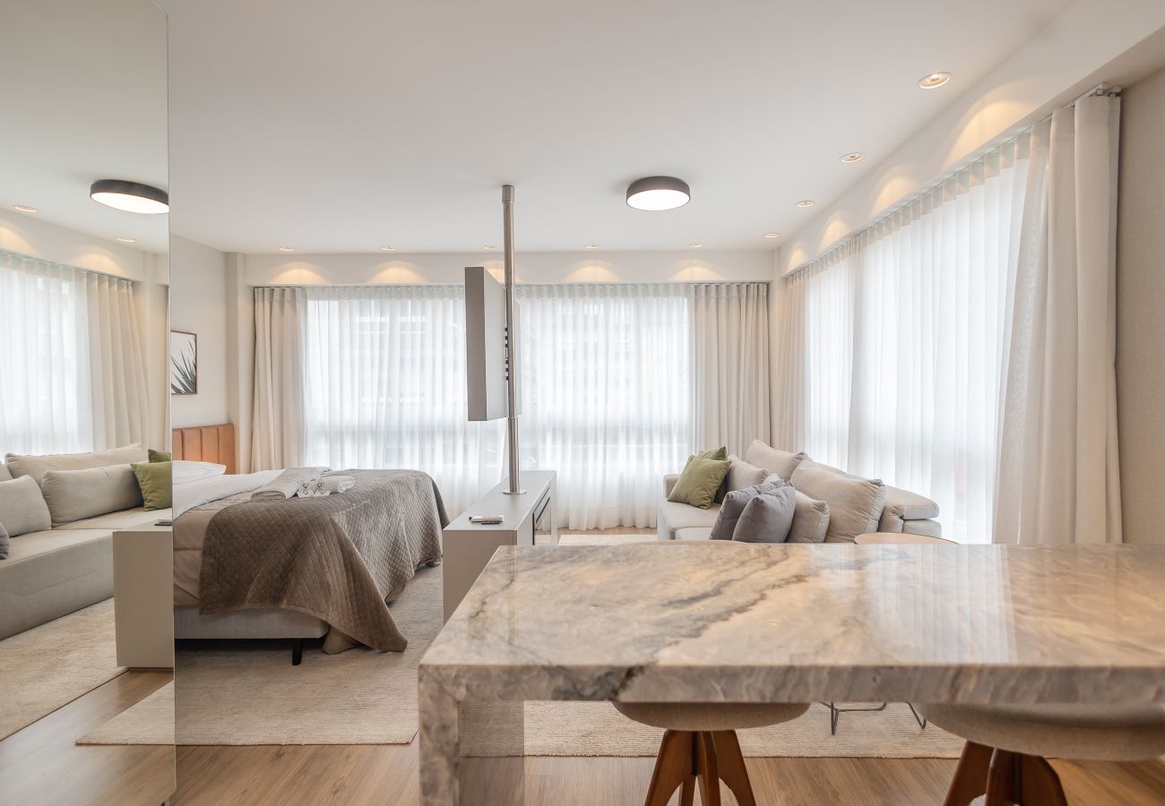 Apartamento em Gramado - Estúdio Alto Padrão a 300m da R Coberta