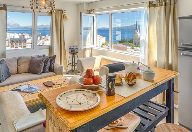 Apartamento em San Carlos de Bariloche - Periscópio, apartamento com vistas deslumbrantes para o lago Nahuel Huapi