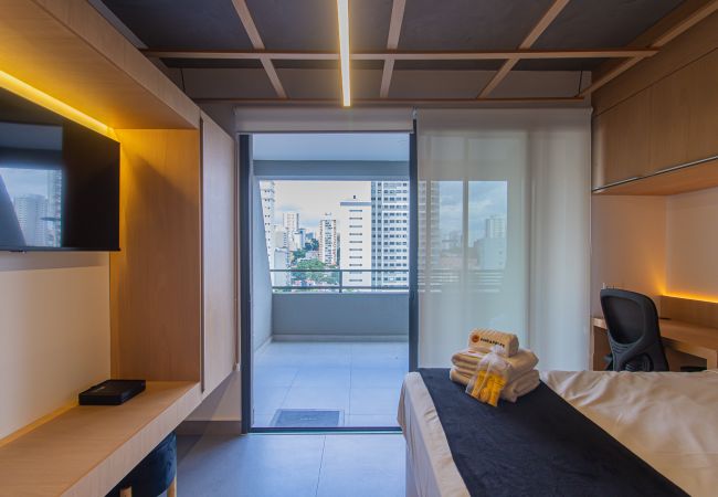 Estúdio em São Paulo - Estilo e Conforto Próximo ao Allianz Parque | SP-P1208B