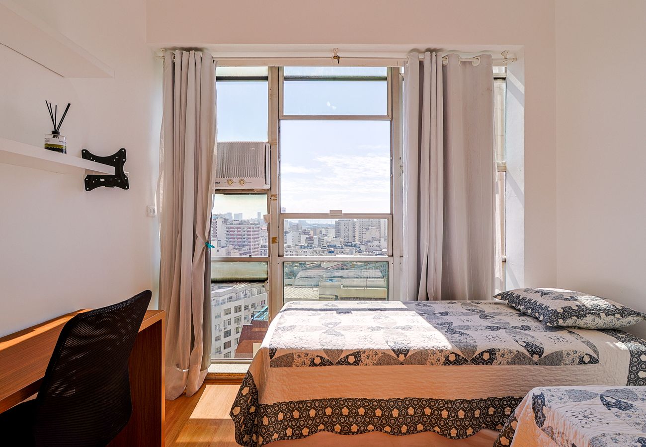 Apartamento em Rio de Janeiro - Apto pet-friendly com garagem e vista de Botafogo