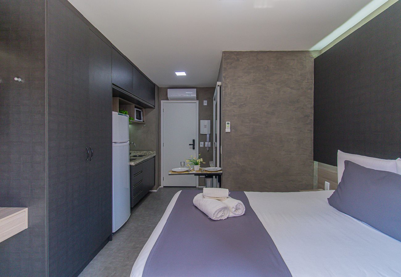 Apartamento em São Paulo - Loft próximo ao metrô com academia na Vila Mariana