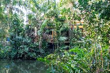 Casa em Rio de Janeiro - Casa de Campo c Lareira Externa, Rede e Lago