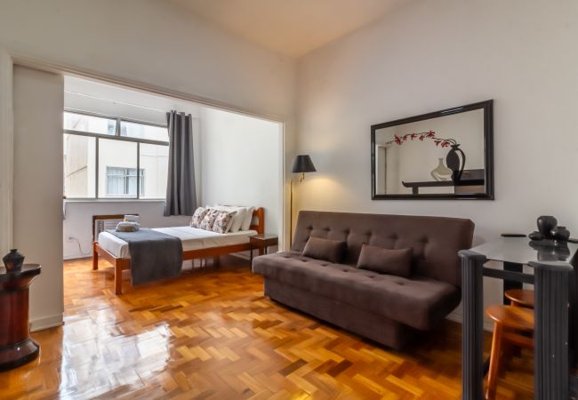 Apartamento em Rio de Janeiro - Apê aconchegante em Botafogo com A/C e Wi-Fi - SCT604