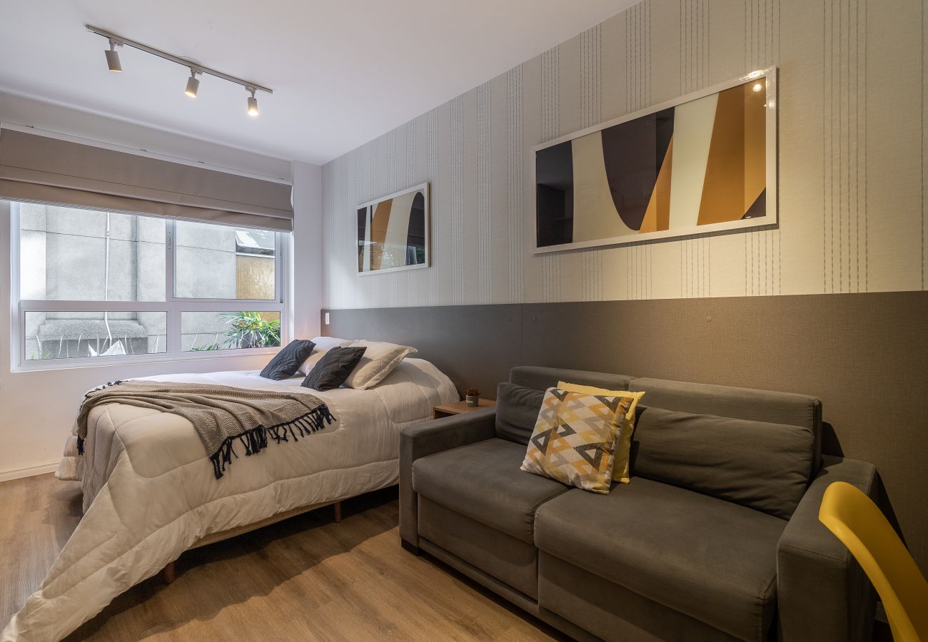 Studio in São Paulo - AV0111 - Charming with AC near subway