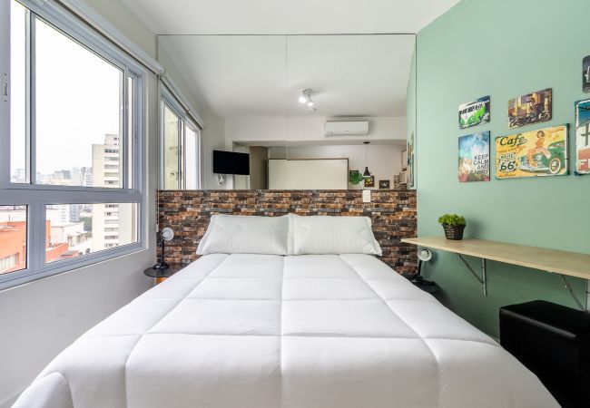 Studio in São Paulo -  Av1204 - Studio for 4 guests Rua avanhandava