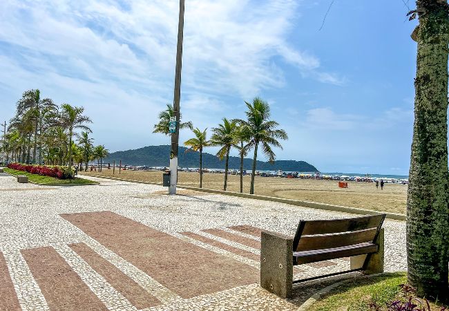 Apartment in Praia Grande - Lindo apto c vista à beira mar em Praia Grande/SP