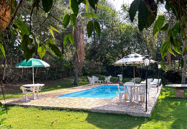 House in Bragança Paulista - Chácara com piscina, WiFi e lazer completo - SP