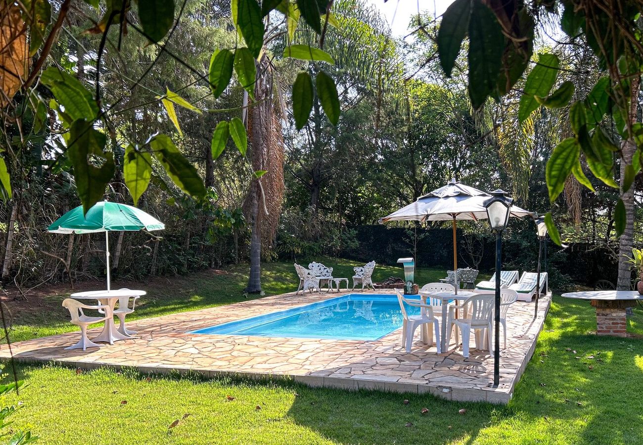 House in Bragança Paulista - Chácara com piscina, WiFi e lazer completo - SP