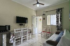 Apartment in Ubatuba - Apartamento aconchegante c Wi-Fi na Praia do Sapê 