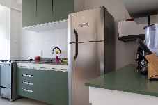 Apartment in Praia Grande - Apto confortável a 150m do mar completo com lazer