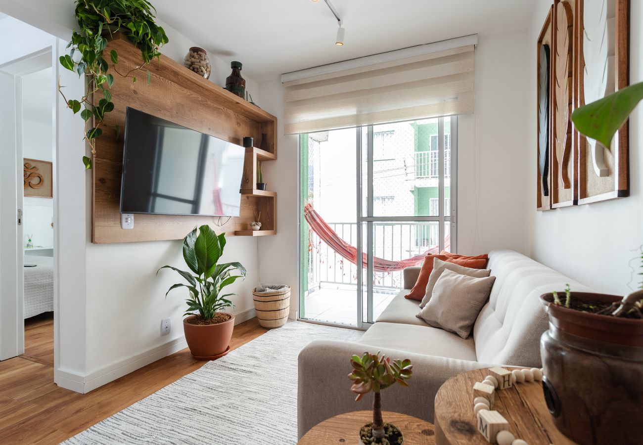 Apartment in Petropolis - Apartamento pet friendly com rede, Wi-fi e garagem