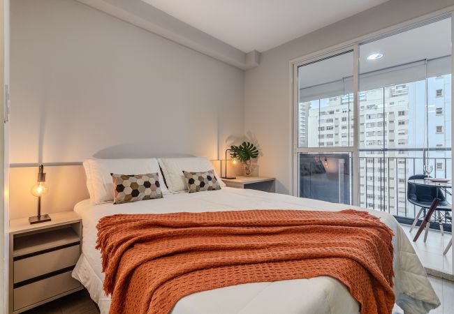 Studio in São Paulo - Studio with Pool and gym Near Subway