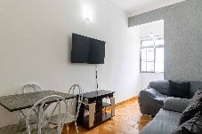 Apartment in Praia Grande - Apto Pet-Friendly a 400m da Praia do Boqueirão