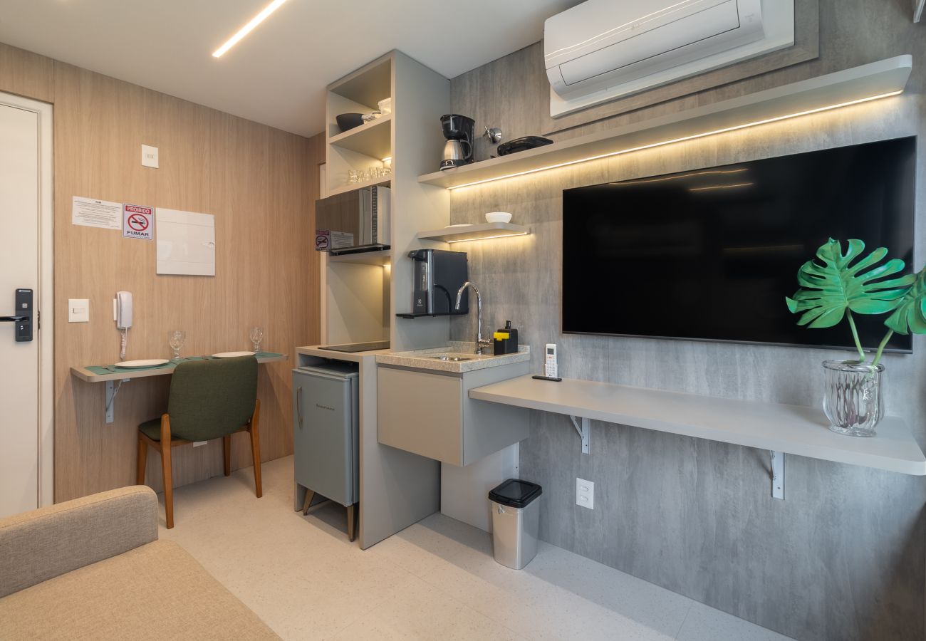 Studio in São Paulo - Studio  32 in Jardins, 24h gym