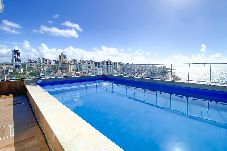 Apartment in Salvador - Flat Beira-Mar com Varanda, Piscina e Academia