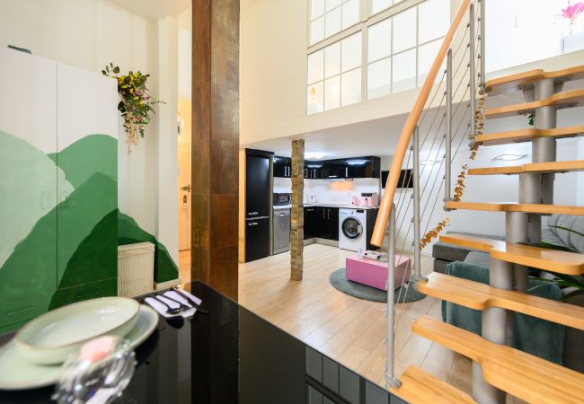  in Madrid - Modern 1-bedroom duplex with all amenities in the centre of Madrid 