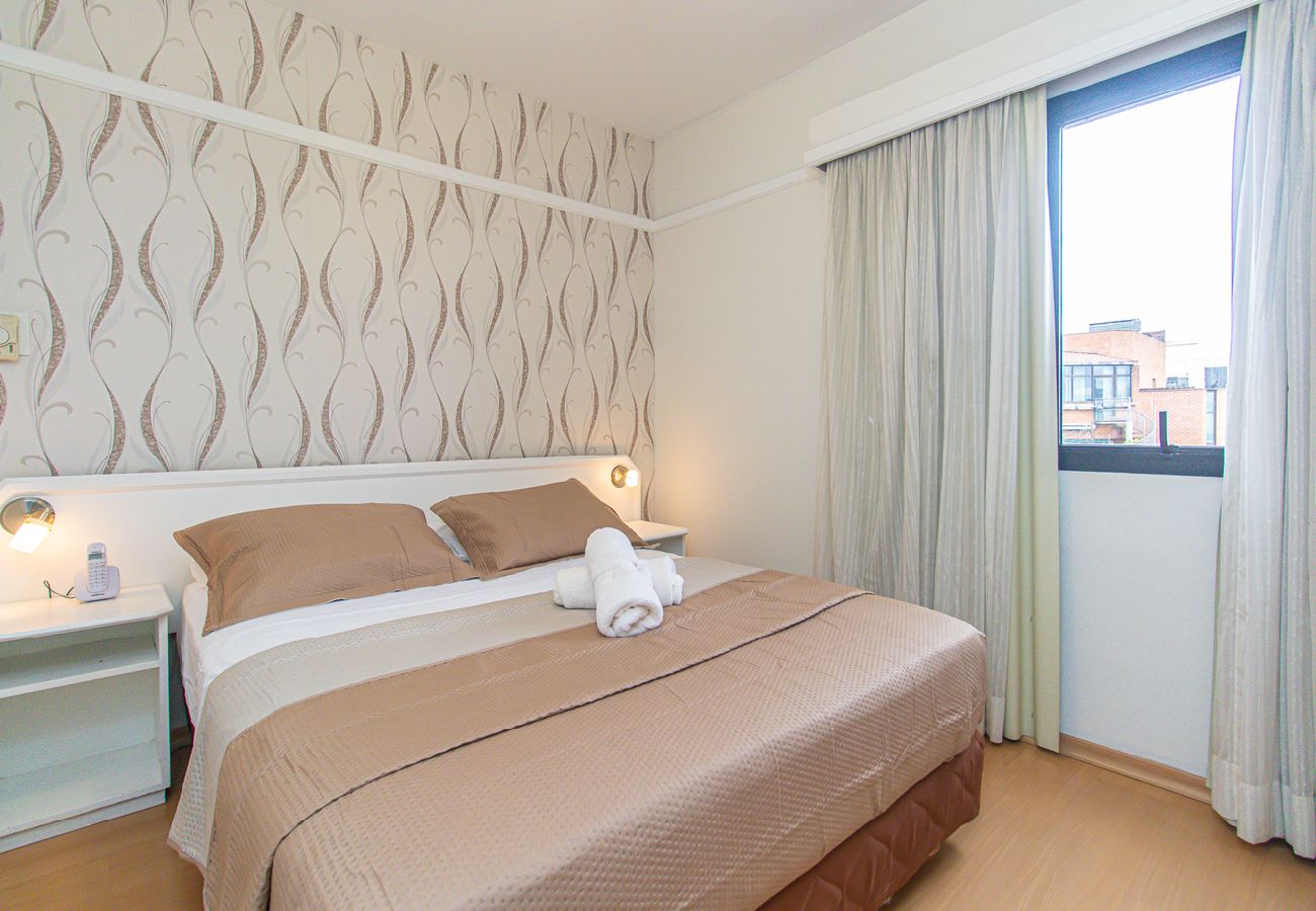 Apartment in São Paulo - Flat c Academia, Sauna e Garagem - Jardim Paulista