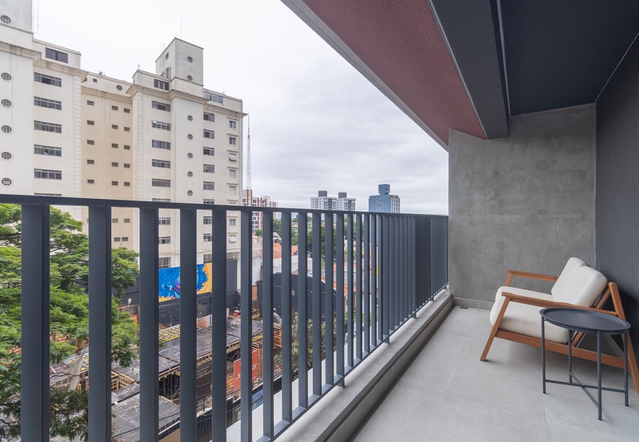 Studio in São Paulo - Apartment in São Paulo with balcony | SP-RL307