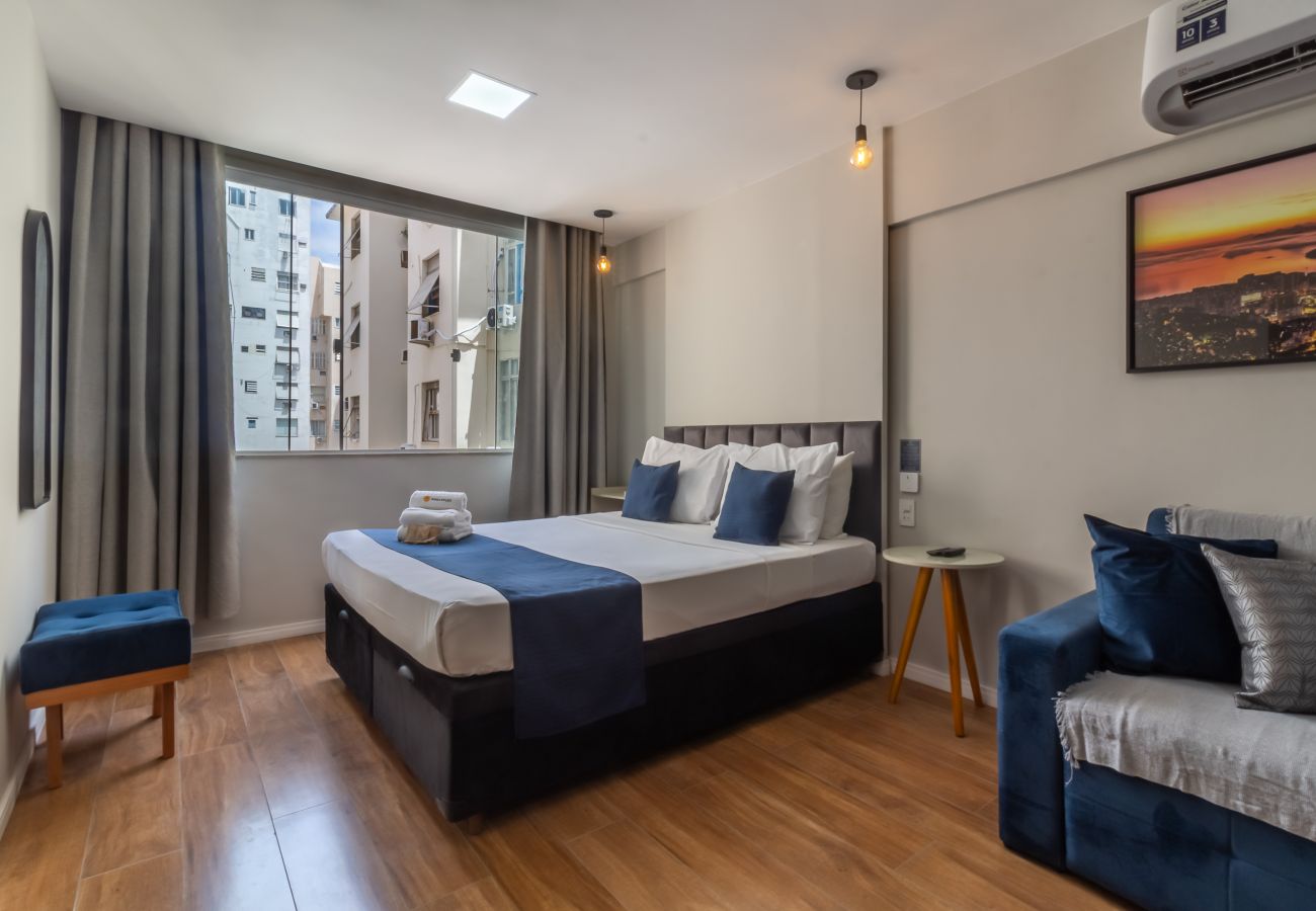 Studio in Rio de Janeiro - 3 minutes from Copacabana beach | PJ807