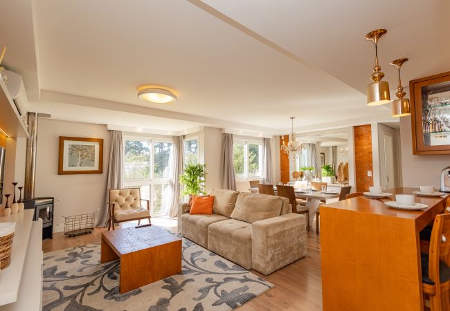 Apartment in Gramado - ¡NOVO! Ap térreo 2D (1 suite) a 6 min da R Coberta
