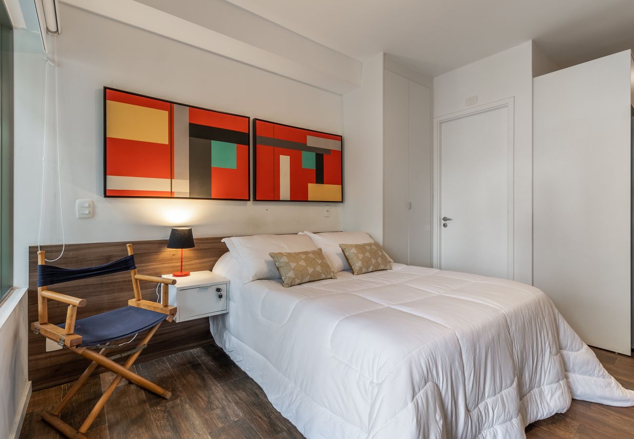 Estudio en São Paulo - Nuevo estudio a 50 metros del metro con una vista increíble