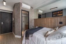 Apartamento en São Paulo - Studio completo a 10mts metrô Luz