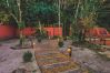 Casa en Iguape - Rancho Subaúma: naturaleza, jardín y cocina a fuego abierto.