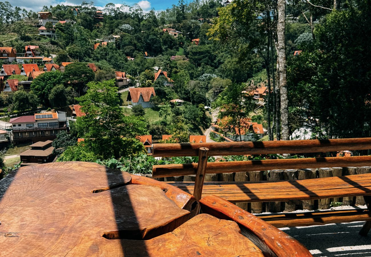 Chalet en Marechal Floriano - Incrível chalé no Hotel Fazenda China Park/ES