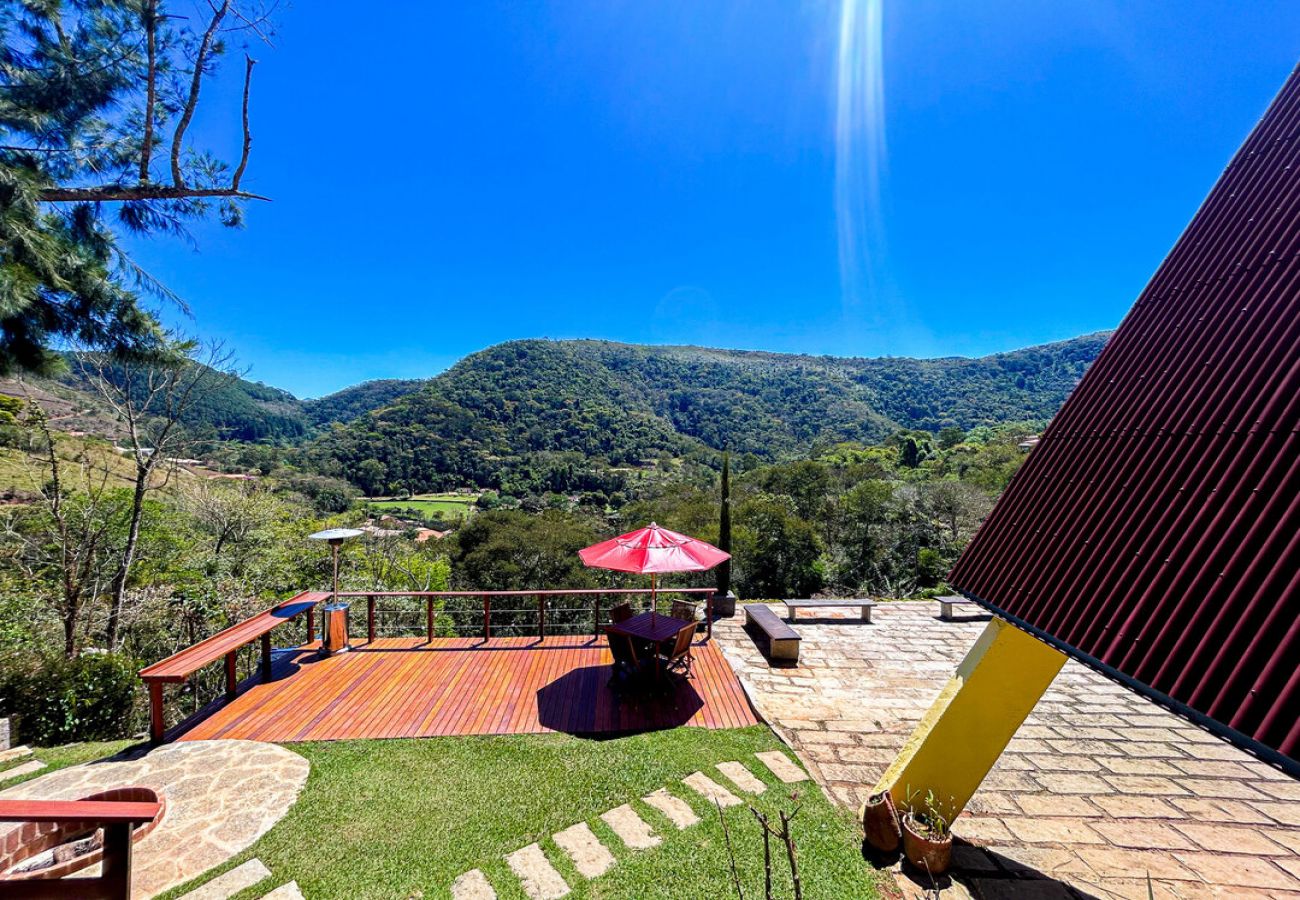 Chalet en Petrópolis - Charmoso chalé c WiFi e linda vista em Itaipava/RJ