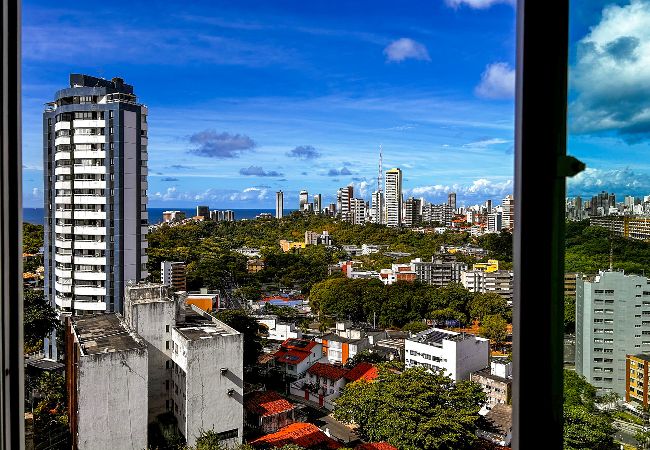 Apartamento en Salvador - Apto aconchegante c WiFi,ar-condicionado e garagem