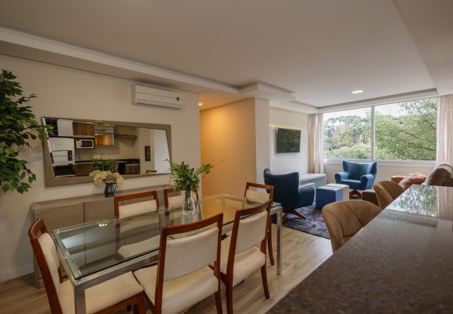 Apartamento en Gramado - Apto 2 suítes Alto Padrão a 500 m da Rua Coberta