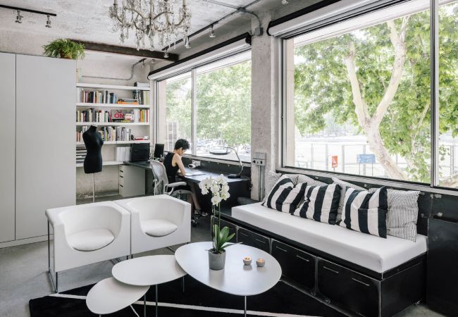 Estudio en Madrid - Espectacular apartamento con área de trabajo en Usera.Temporal