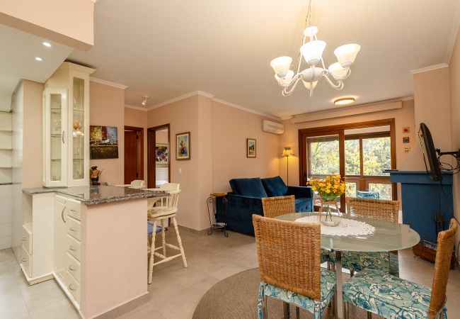 Apartamento en Gramado - Apto aconchegante a 400m da Rua Coberta!