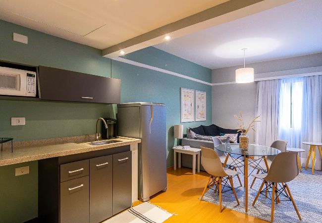 Apartamento en São Paulo - Apart-hotel c espaço home office c boa localização