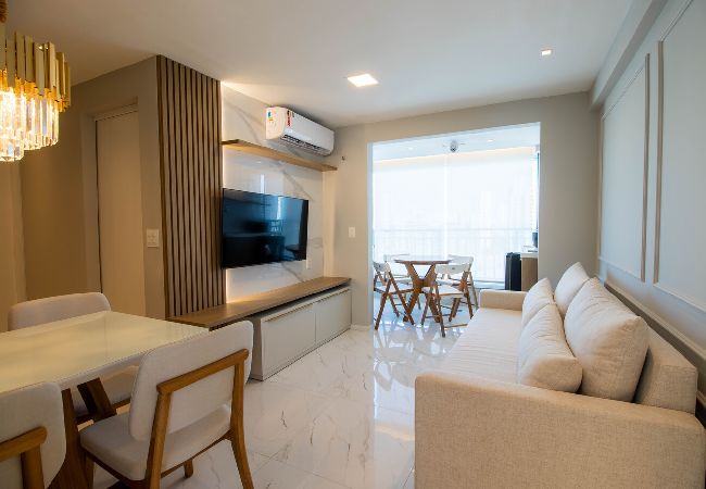 Apartamento en Fortaleza - Apartamento Com Churrasqueira e Wi-Fi no Aldeota