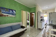 Apartamento en Ubatuba - Apartamento aconchegante c Wi-Fi na Praia do Sapê 