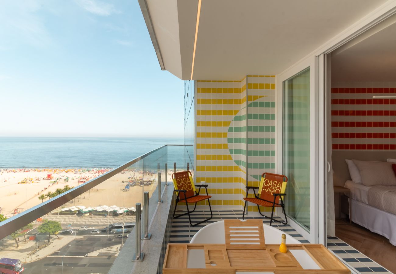 Apartamento en Rio de Janeiro - Vista al Mar y Balc&amp;amp;amp;oacute;n con Ba&amp;amp;amp;ntilde;era | Q23