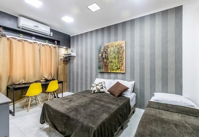 Apartamento en Rio de Janeiro - Loft com Wi-Fi próx do Aeroporto no centro 
