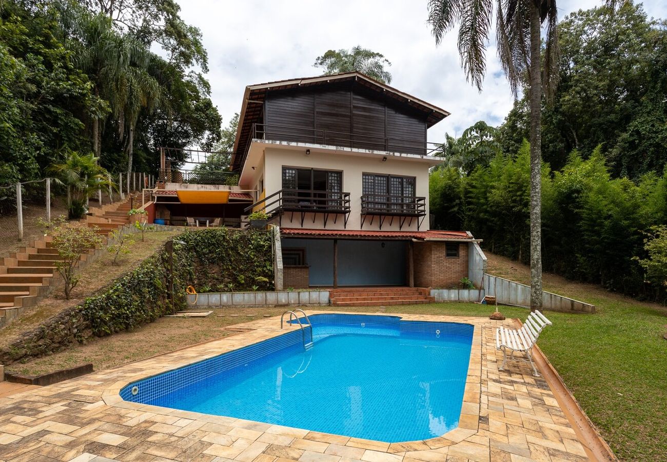 Casa en Mairiporã - Casa com piscina, churrasqueira, Wi-Fi e garagem