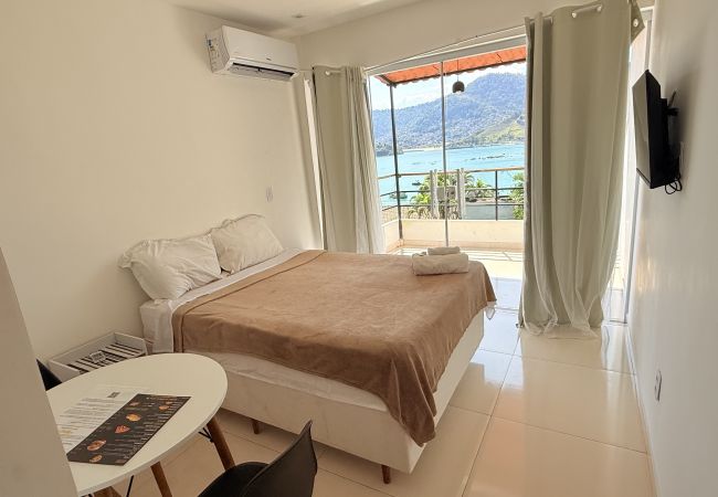 Apartamento en Angra dos Reis - Flat com vista para o Mar no Marinas III