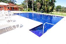 Casa en Socorro - Chácara com piscina, área gourmet equipada e Wi-Fi