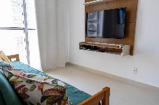 Apartamento en Praia Grande - Apto confortável a 150m do mar completo com lazer