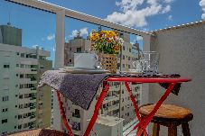 Apartamento en Florianópolis - Apartamento completo em Trindade, perto da UFSC!