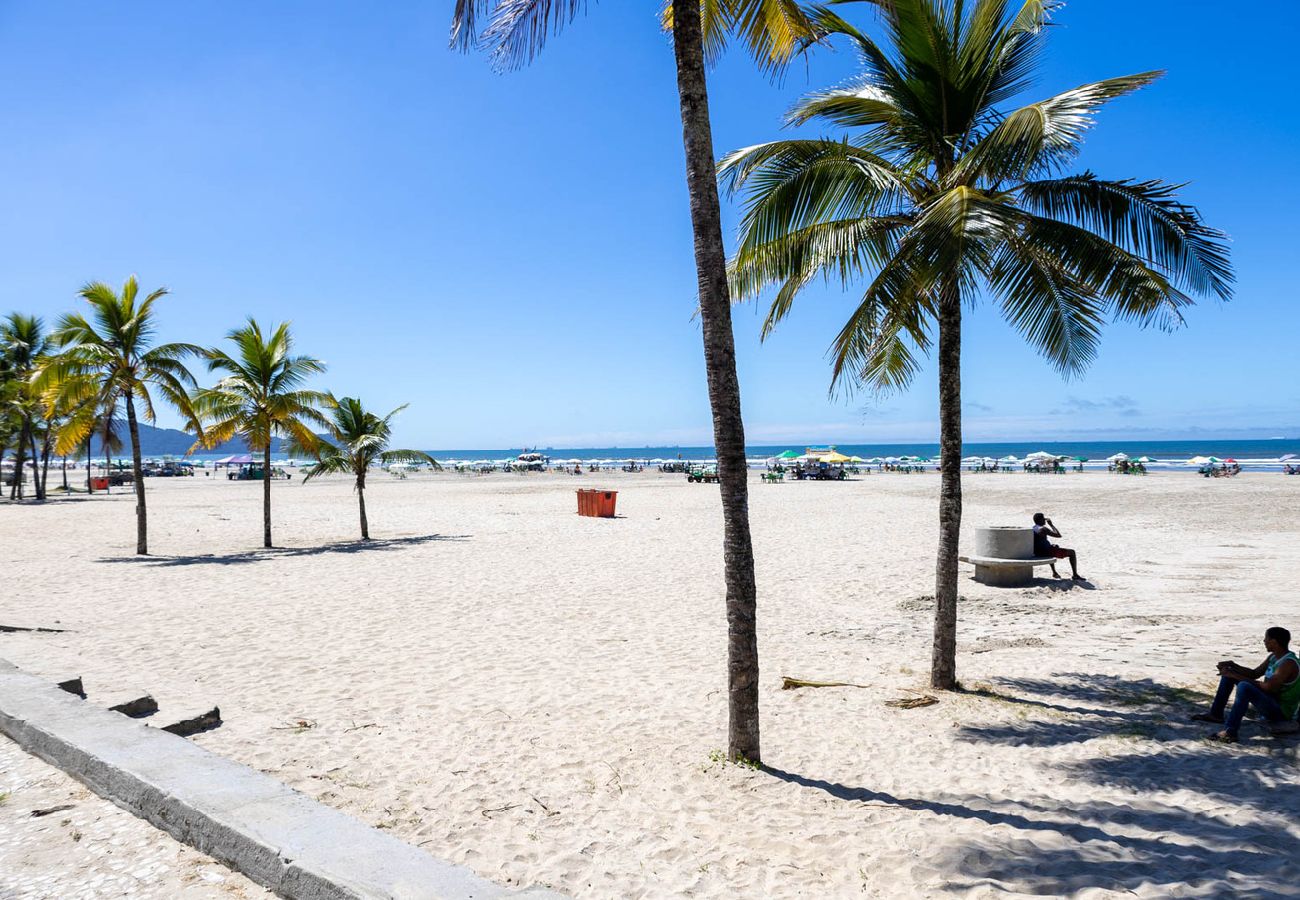 Apartamento en Praia Grande - Apto confortável a 170m da Praia Vila Tupi