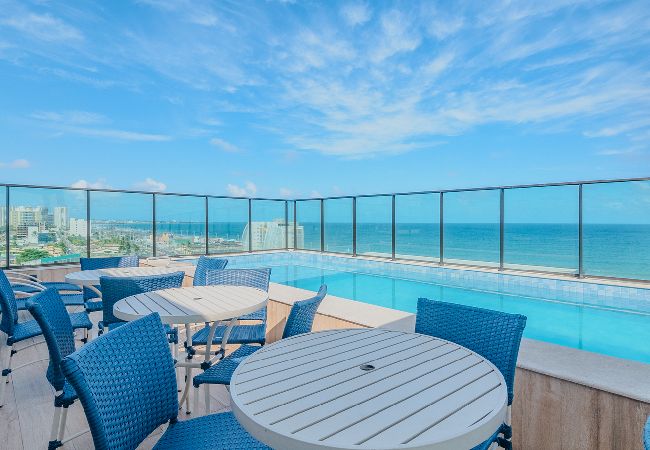 Apartamento en Salvador - Stúdio com Wi-Fi próximo do mar com vista incrível